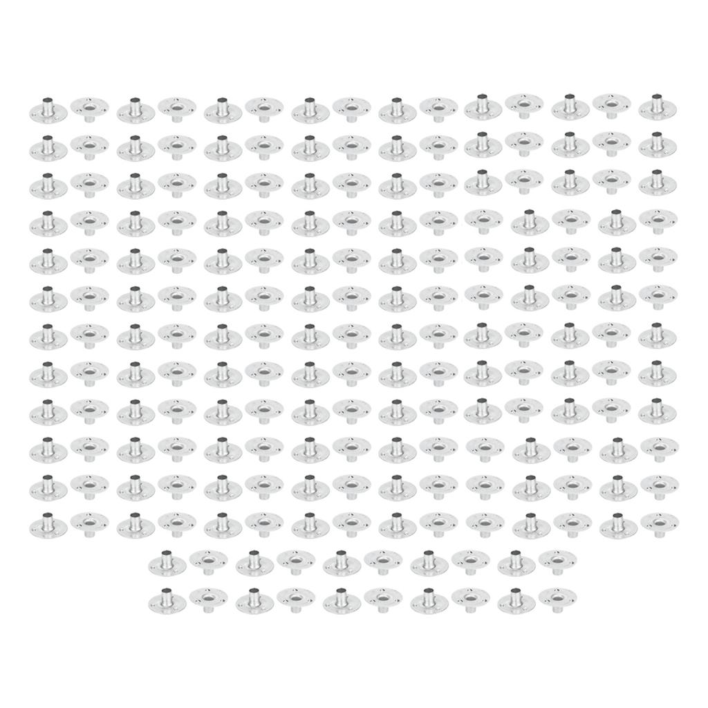 200pcs Candle Wick Tabs DIY Metal Base Candle Wick Sustainer Tabs for Candle Making