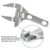 Aluminum Alloy Monkey Spanner Wide Jaw Activity Wrench Adjustable Wrench  Bathroom Washbasin Tube