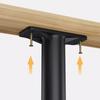 1Pc Telescopic Adjustable Bed Beam Support Foot Reinforced Plastic Furniture Sofa Leg Bed Bottom Load Bearing Bracket