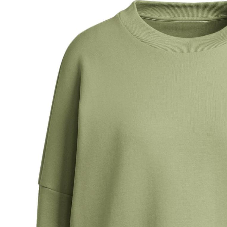 Adidas Fi 3s Crew Neck Sweatshirt Women Tops Acid-Green HC1639