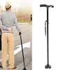 Foldable LED Safety Walking Stick Height Adjustable Magic Cane for Old Man