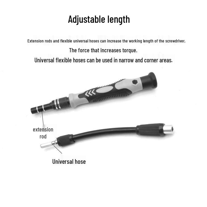 115-teiliges Multifunktions-Schraubendreher-Set für Haushalt, Mobiltelefon, Computerreparatur