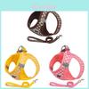 Pet Harness With Breathable Polyester Chest Strap For Cats And Small Dogs Daily Use