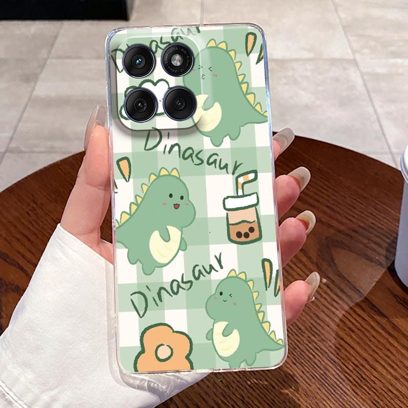 Casing For Motorola Edge 60 Fusion Pro 60s Aesthetic Fashion Cute Cat Astronaut Soft Silicone Back Cover Transparent Phone Case