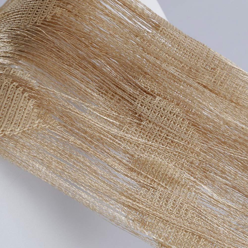 

Серцеподібна струна-шторка 100x200 см шнур-шторка романтична лінія штора вітальня декор золотий