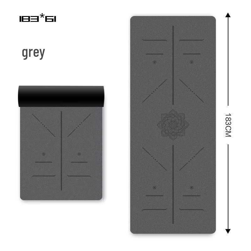Sanfan Frosted Coconut Fiber Rubber Yoga Mat