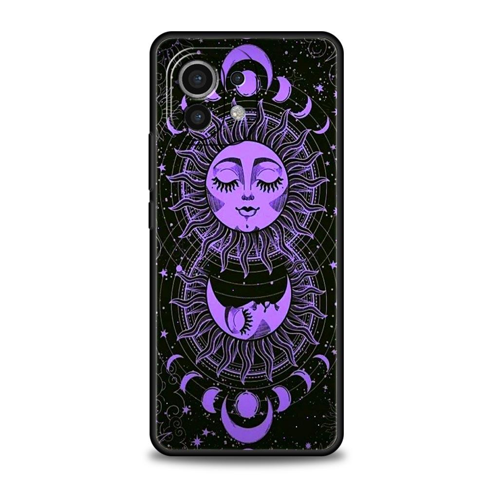 Phone Case Cover for Xiaomi Mi 17 15 14 13 12 11 Ultra 15T 14T 13T 12T 11T Pro Lite 5G Soft TPU Capas Funny Sun Moon Face Fundas
