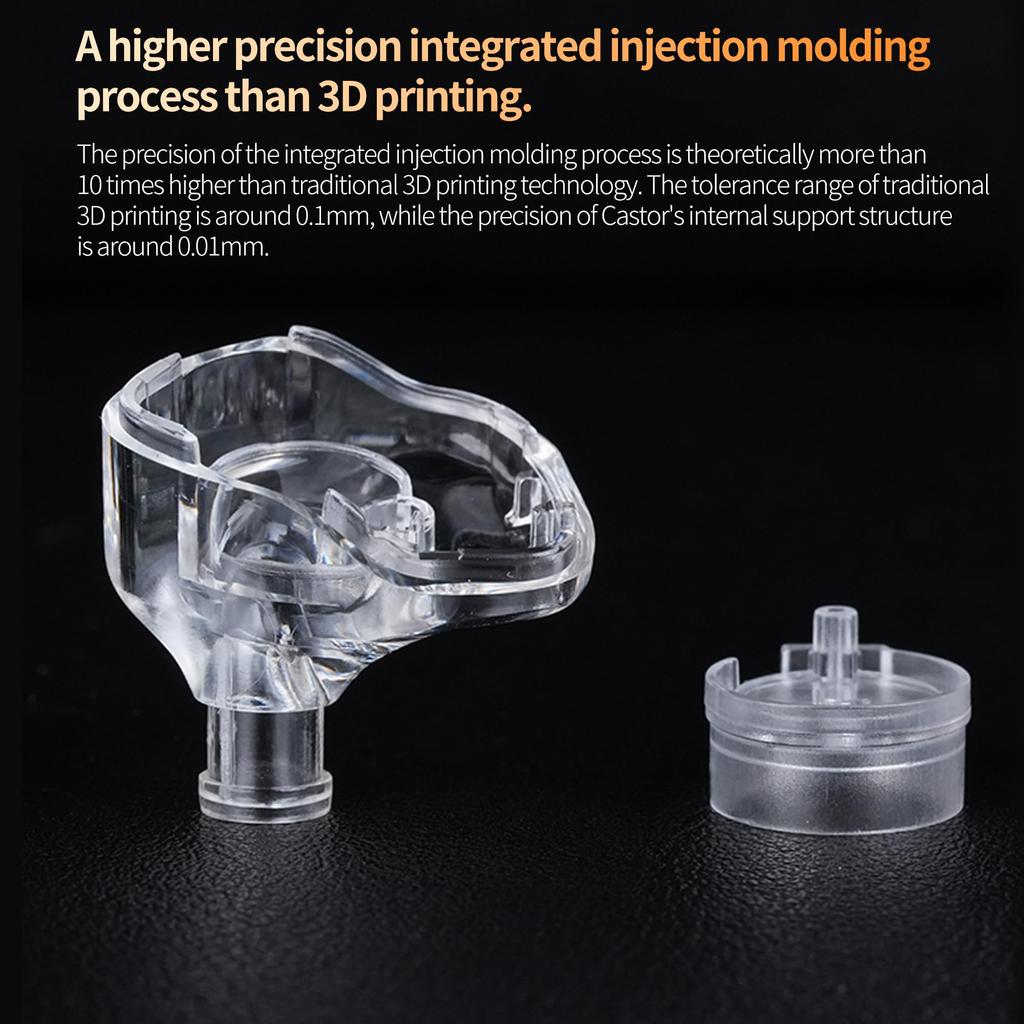 KZ Castor Earphones KZ Monitor Earphones Wired Dual Dynamic Drivers for Musicians and Singers Earphones 2DD Tuning Switch Memory Foam Ear Tips