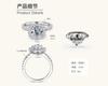 Silvere Glam This 2-carat Moissanite Sterling Silver Ring, A Popular Cross-border Engagement Ring For Women, Is Designed As A Sugar Cube Jewelry