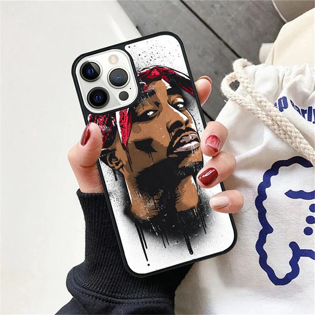 

2Pac Tupac Shakur Hip Hop Rapper Phone Case Cover For iPhone 17 Air 15 16 14 13 12 Pro Max 11 Pro Max Plus Coque iPhone 11pro