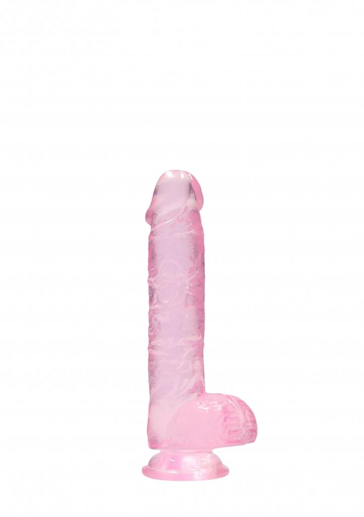 Ρεαλιστικό Dildo 6 ιντσών / 15 cm με μπάλες και βεντούζα