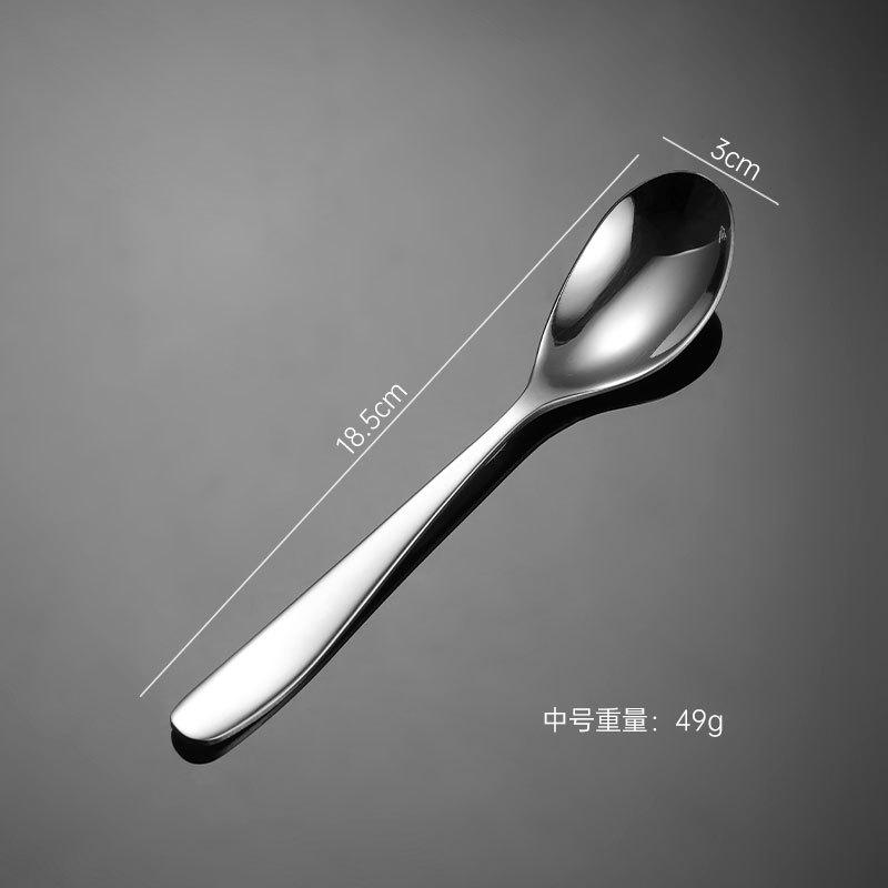 304 Stainless Steel Knives, Forks, Spoons, Crescent Moon Series Hotel Western Tableware, Steak Knives and Forks, Heavy and Titanium-plated Spray Paint