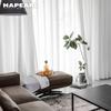 1 Stück NAPEARL Moderner Weicher Tüll Transparent Vorhang Einfarbige Fensterabschirmung für Wohnzimmer Schlafzimmer Heimdekoration