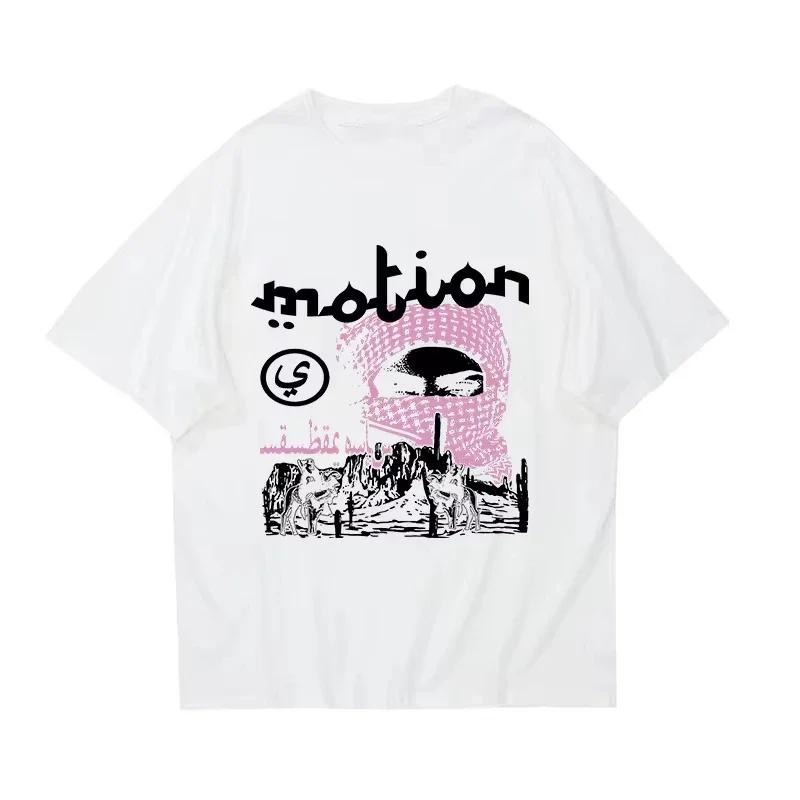 

Streetwear Punk Overd Casual teeth pattern men women Goth T-shirt Y2K Harajuku hip-hop short sleeved top tees Unisex#Color(5) XXXXXL чёрный