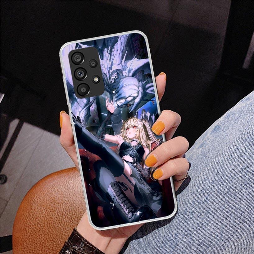N-Note D-Death MisaMisa Phone Case For Samsung Galaxy A52 A32 A22 A12 A51 A31 A50S A30S A20S A10S Note 20 Ultra 10 Plus S10 A72