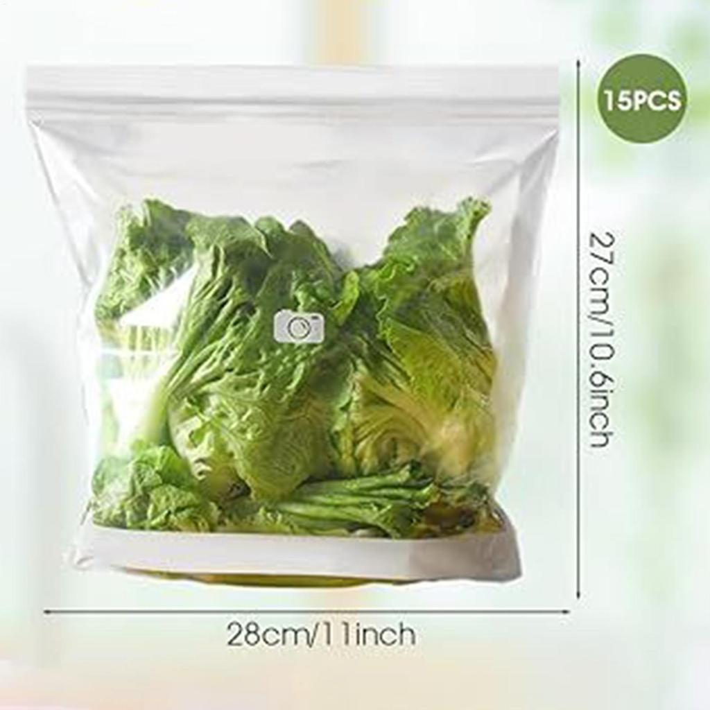 Food Storage Bags Sealable Leakproof Airtight Home Organization Resealable Freezer Sandwich Bags For Lunch Snack Bread Fruit