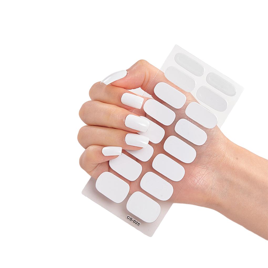 Nail Stickers Long-lasting And Fashionable Nail Art Deco Safe PVC Stickers For Nails Nail Wraps Simple And Easy, CS025