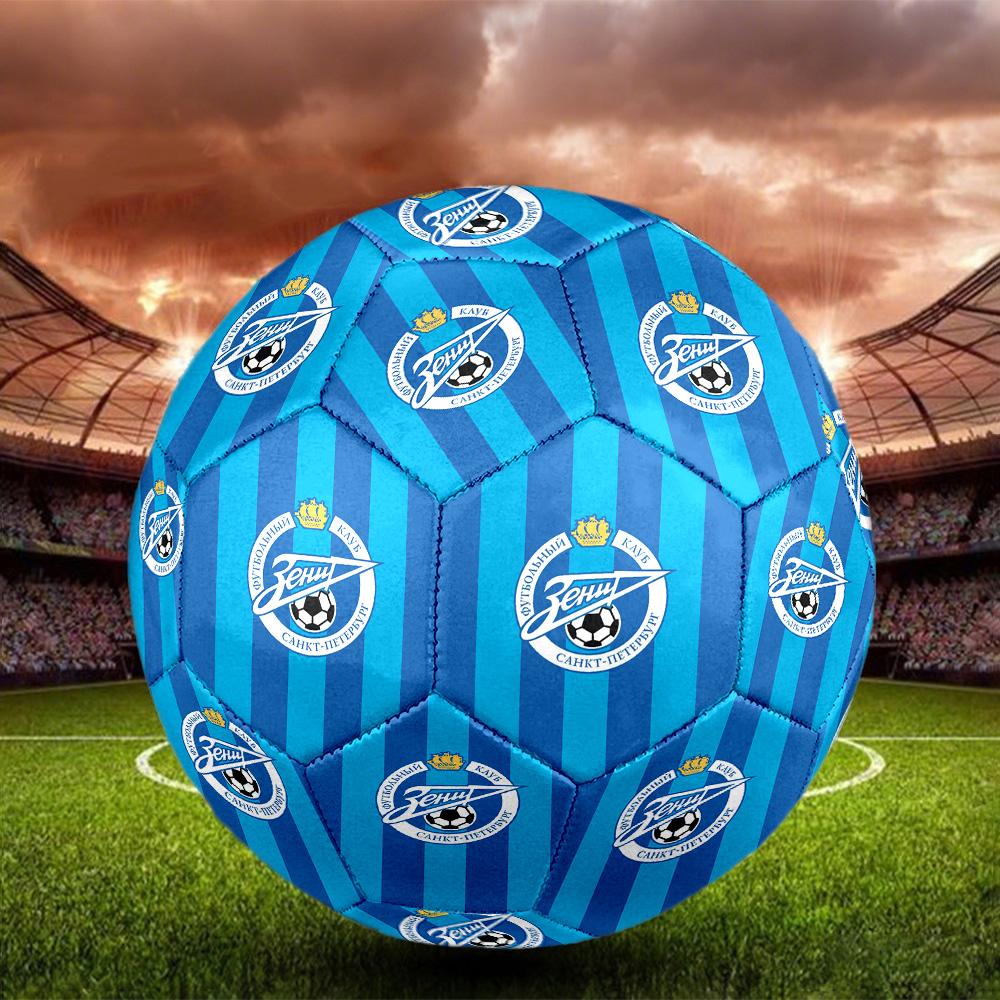 Zenit Saint Petersburg Indoor Soccer Ball Size 5 Colorful All Ages Machine Stitched PVC Competition Ready Durable High-Bounce