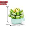 New Flowers Succulents Building Blocks Everlasting Bonsai Tree Gardens Romantic Girls Bricks Potted Plants Hot Model Kids Toys