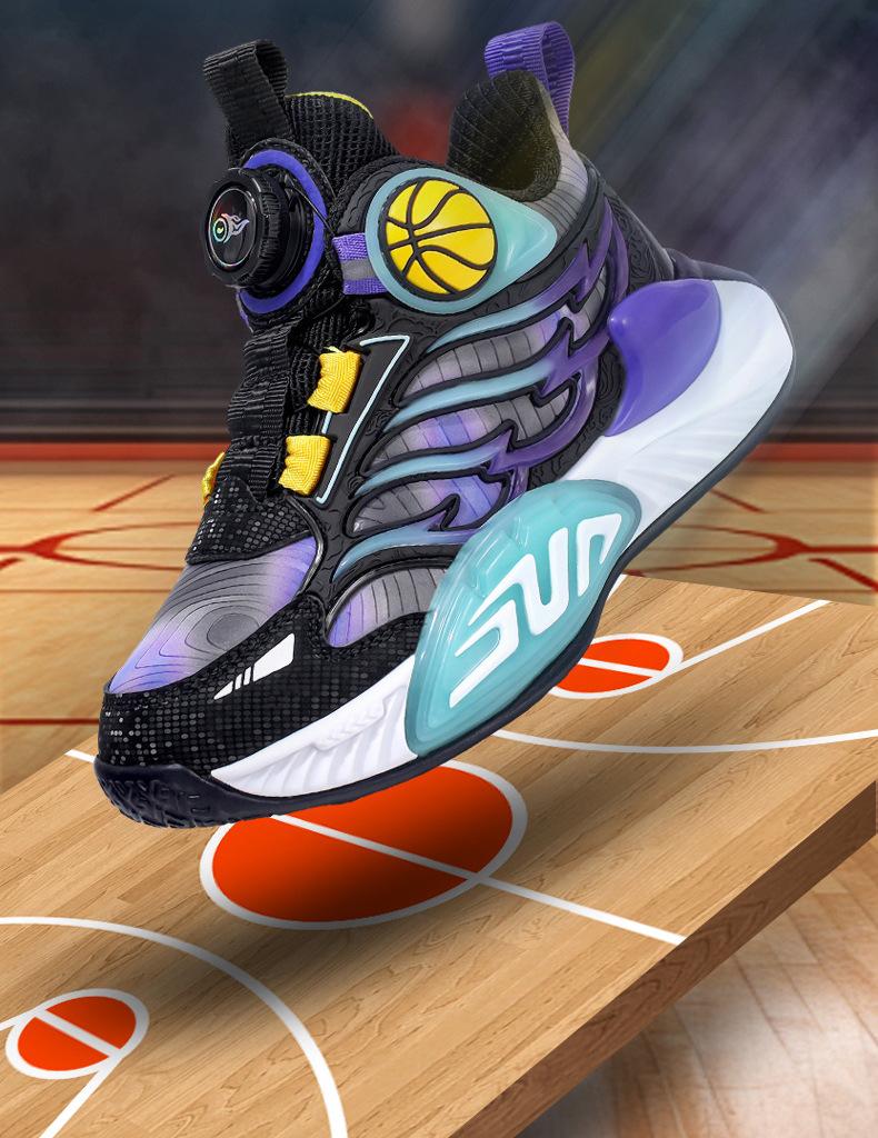 Girls' Shock-Absorbing Sports Shoes - Autumn/Winter Style - Basketball & Running Shoes for Medium to Large Children