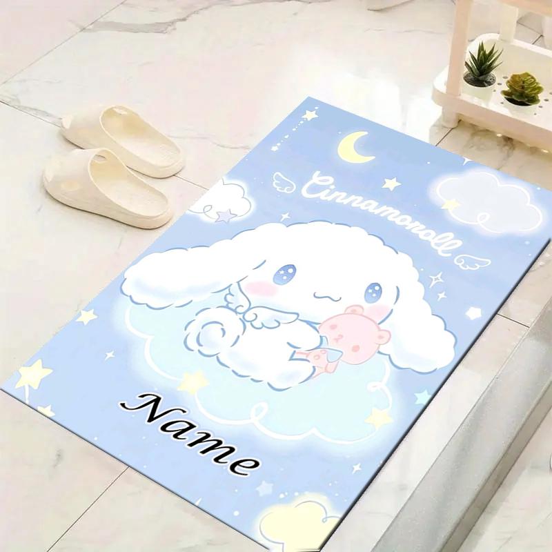 Custom 1Pc Piggy Heart Bow Rug Office Carpet Indoor Outdoor Entrance Doormat Nonslip Soft And Comfortable Living Room D2915300