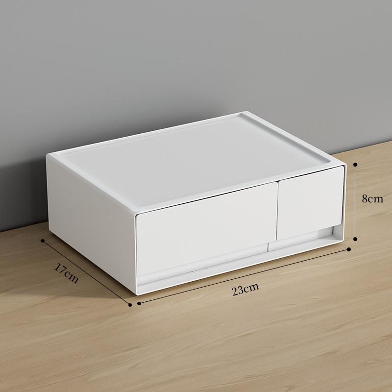 Cosmetic Drawer Organizer Box Can Be Freely Combined with Multiple Layers That Can Be Stacked
