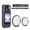 For Insta360 X5 PC Lens Protector Cover Optical Glass Camera Lens Dust Proof Cap Scratch-resistant HD PC Lens Accessories