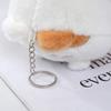 Squeak Long Tailed Cat Hanging Pendant Cute Bag Ornaments Stuffed Cat Key Chain  for Girl's Bag