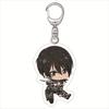 Attack On Titan Acrylic Lovely Keychain Classic Anime Jewelry Friend Gift Bag Charm Keyring Souvenir Creative Key Chain Pendant