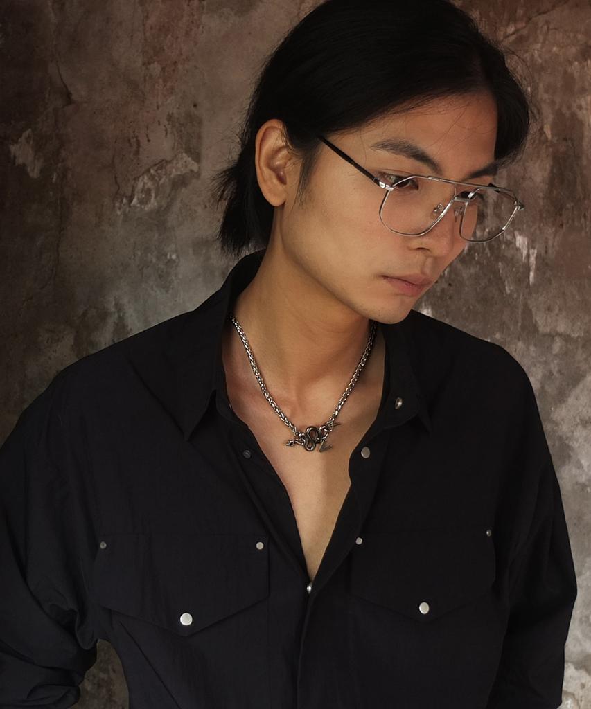 Vlack Veast Snake Pendant Necklace _ Jw4503