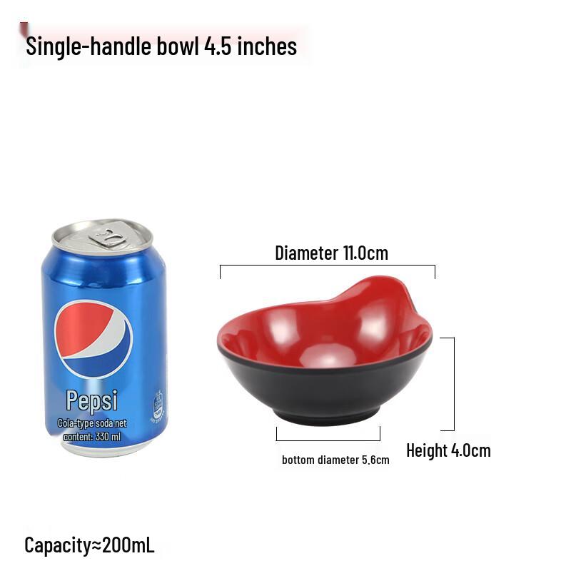 

Qianxing Black & Red Melamine Dinnerware Collection