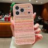 Luxury Cloth Texture Case For iPhone 17 Pro Max iPhone 16 15 14 13 Pro Max Magnetic For Magsafe Hybrid TPU+PC Matte Cover