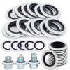 M16 Aluminium Alloy Rubber Gasket Car Oil Sump Drain Plug Sealing Gaskets Rings Washer for Renault Clio Duster Espace Fluence