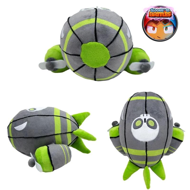 Zomg Jumbo Plush Animal Toy Soft And Stuffed Fiber Cotton Green And Grey 23*22cm