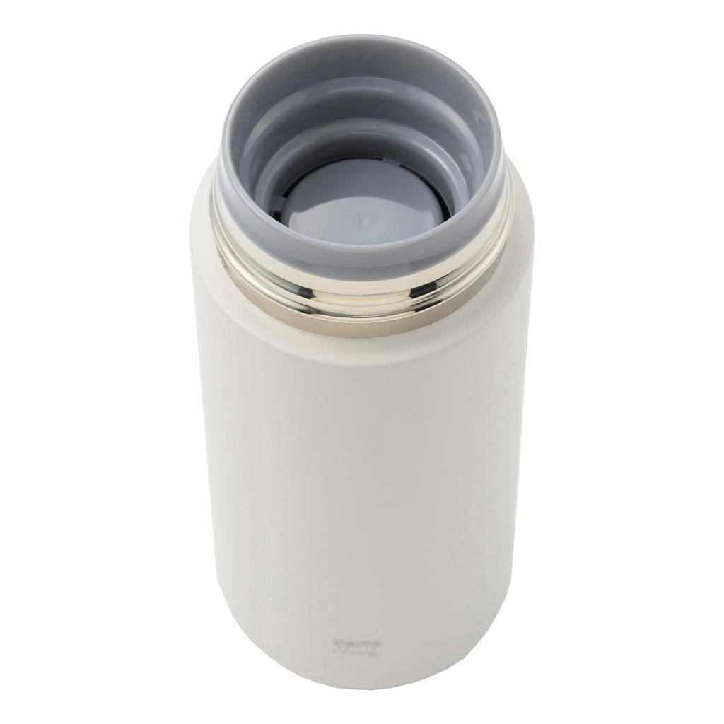 Thermo Mug ALLDAY Stainless Steel Light Vacuum Bottle, 360ml, Gray, Double-Walled Wall, AL21-36