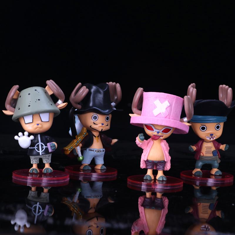 Anime One Piece Kuzan Sakazuki Borsalino Donquixote Doflamingo Dracule Mihawk Cosplay Chopper PVC Action Figures Model Toys Doll