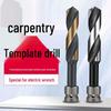 Electric Wrench Woodworking Drill Bit Conversion Adapter for Hole Punching