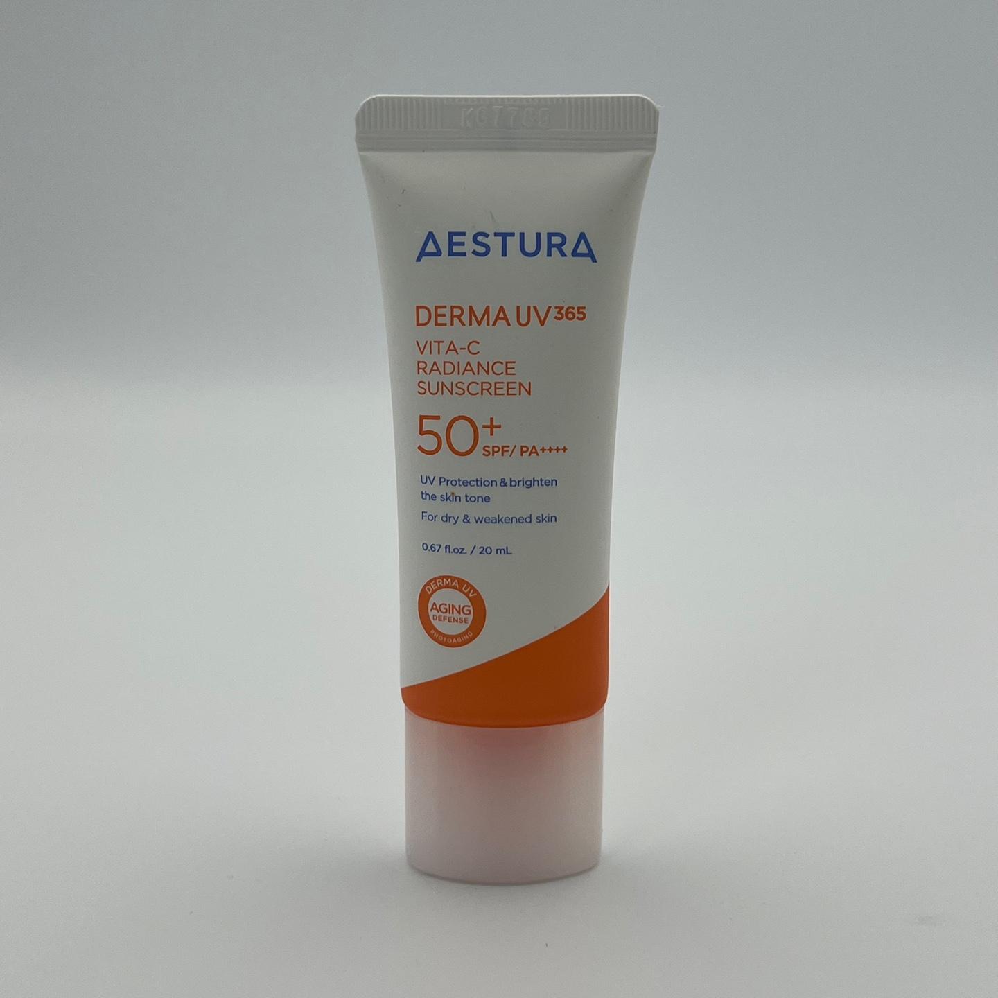[AESTURA] Дерма UV365 Вита С Солнцезащитный крем для сияния 20 мл