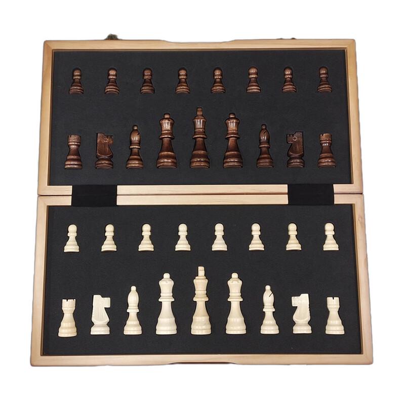 Brangdy Portable Foldable Plastic Chess Set