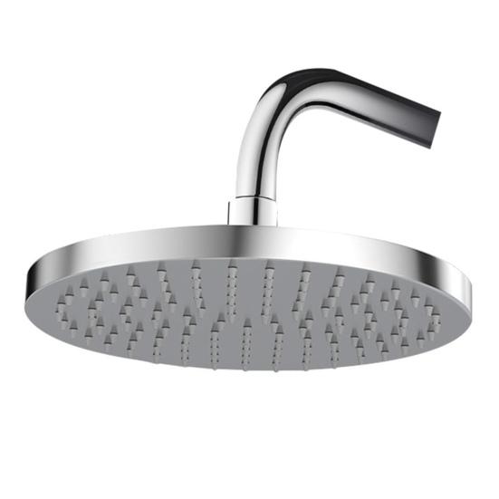 

Большая душевая головка из нержавеющей стали. Слив воды на 360 градусов. Осадки под высоким давлением. Простая установка. L Round серебряный