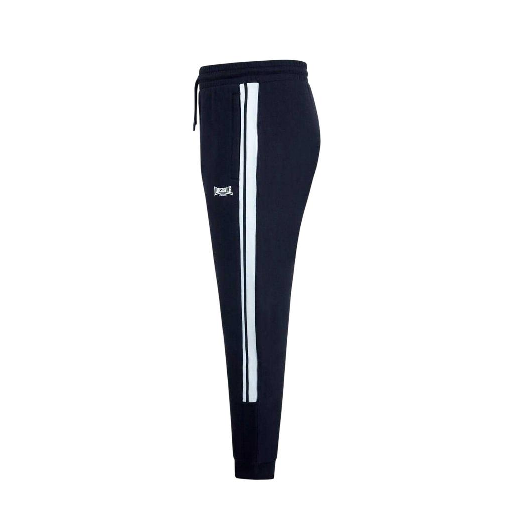 Lonsdale Mens Logo Ribbed Cuff Slim Joggers