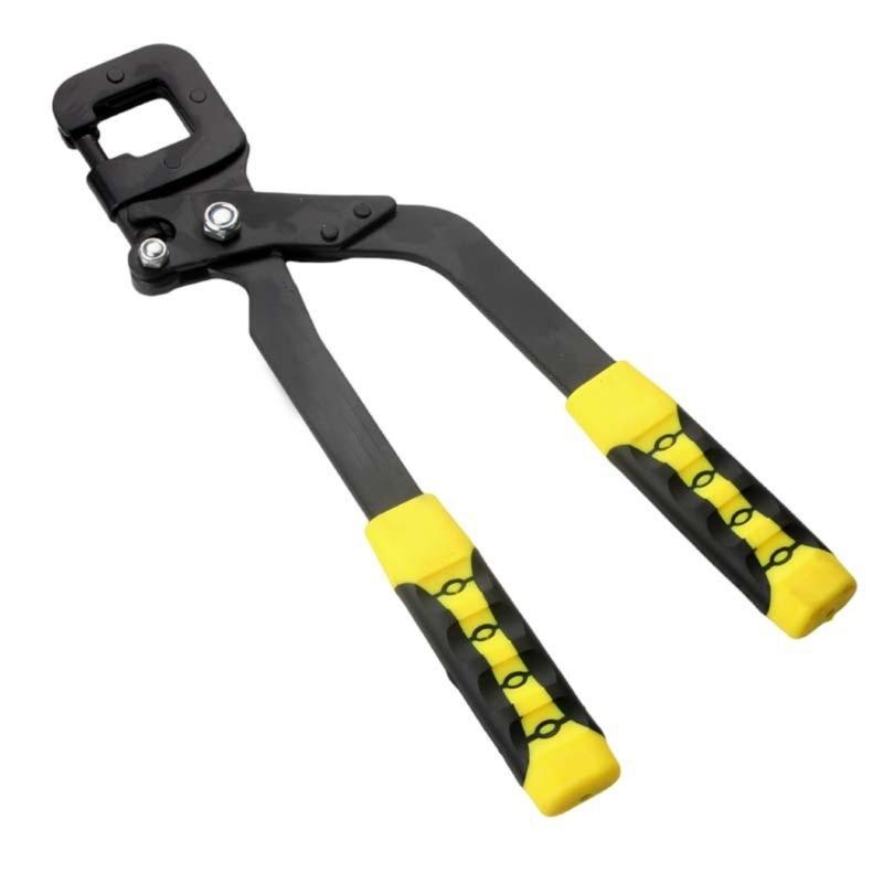 Heavy Duties Steel Framing Hole Punch Plier Tool Featuring Leverages Design For Reduced Effort In Drywalls Installation