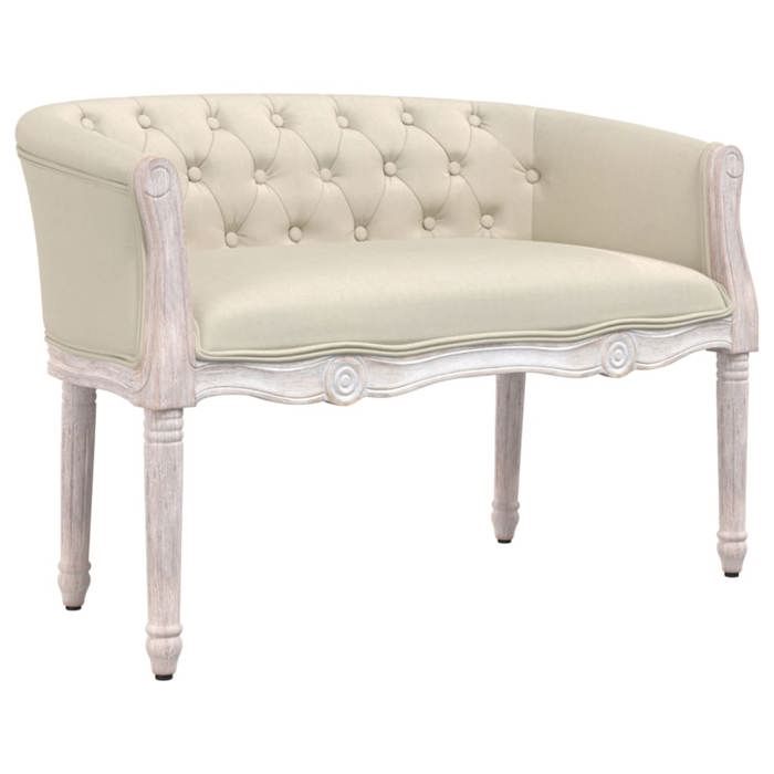 VidaXL Banc, Siège de Salon avec Accoudoirs, Banc d'Entrée avec Dossier, Meuble de Salle de Séjour Chambre à Coucher Maison 344508