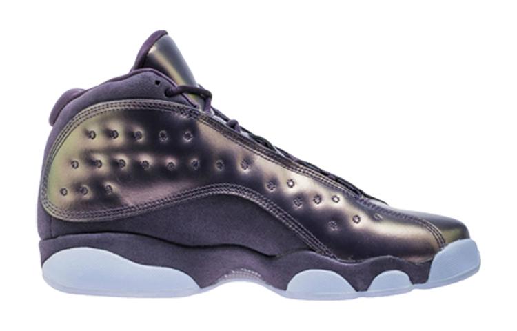 Zapatillas para Niños Jordan 13 Retro Dark Raisin (GS) Pasa Oscuro/Azul Hidrógeno-Azul Hidrógeno