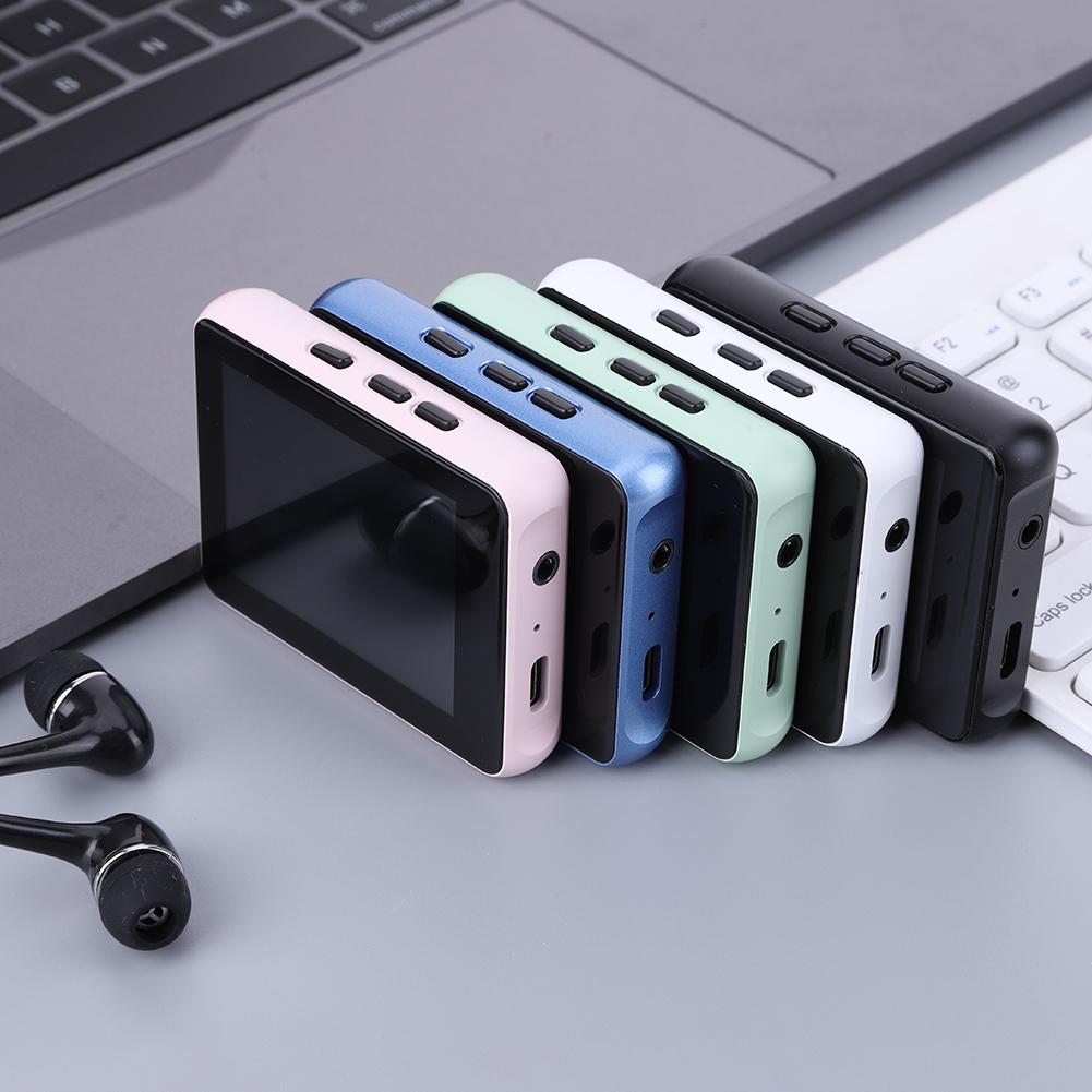 2.4inch HiFi MP3 Player Full Touch Screen Bluetooth5.3 Music Player with Speaker/FM Radio/Recorder/Ebook/Picture+Wired Earphone