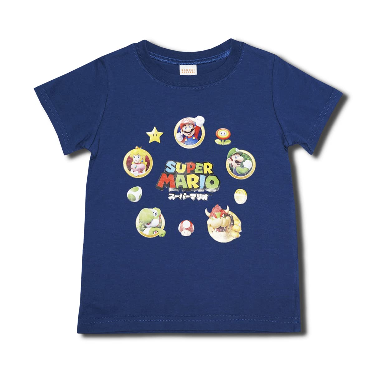 

Western sr8824aaa Summer Super Mario Boys Blue [Bandai] Short-Sleeved T-Shirt