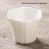 Jade White Porcelain Kung Fu Tea Cup - Master Ceramic Tea Tasting Cup