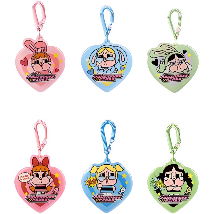 New POP MART The Powerpuff Girls Collection Card Holder Mystery Boxes Single Mystery Box/Full Box 6 Pcs PPMT-2406-0064