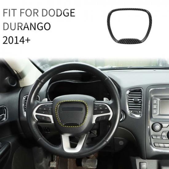 

Carbon Fiber Steering Wheel Trim Ring For 2015+ Dodge ChallengerChargerDurango