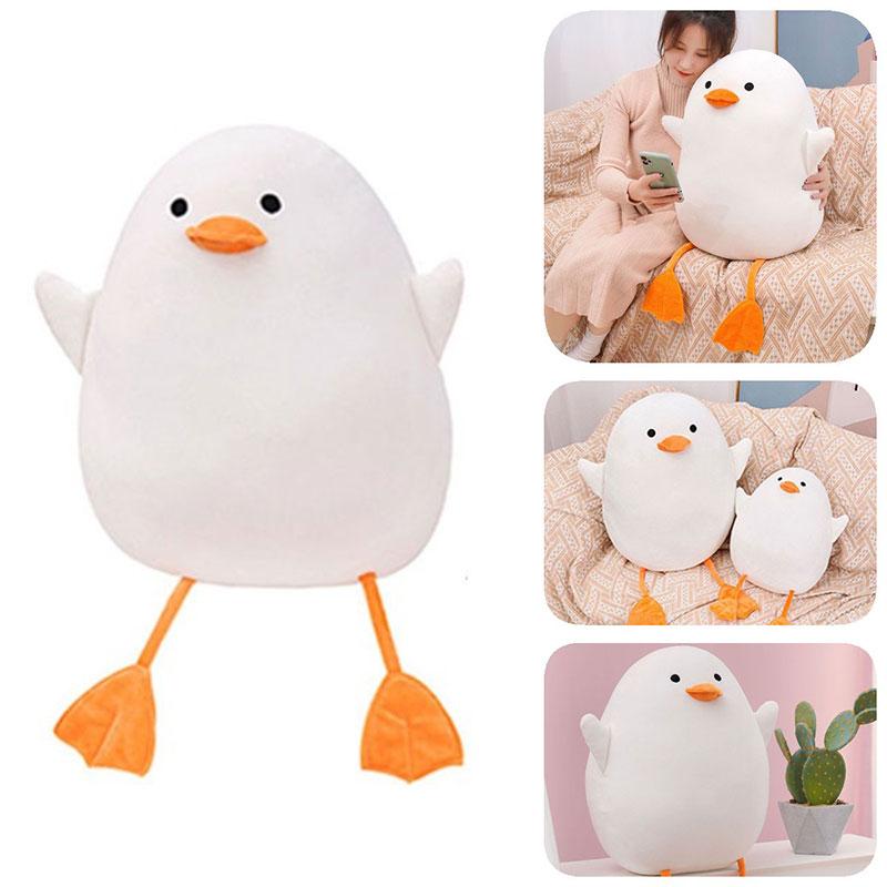 Duck Toy Plush Sleeping Pillow Ragdoll Down Cotton Filling Huggable Room Decor